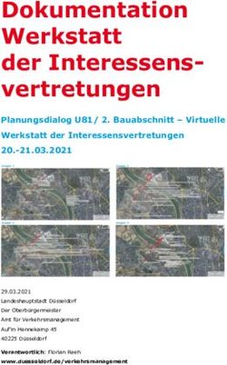 Dokumentation Werkstatt der Interessens-vertretungen