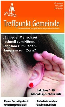 Treffpunkt Gemeinde - Ev. Kirche N&uuml;mbrecht