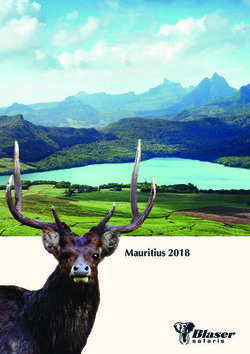 Mauritius 2018 - Blaser Safaris