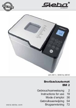 Gebrauchsanweisung Brotbackautomat - BM 2 2 Instructions for use 19 Mode d emploi 36 Gebruiksaanwijzing 54 Brugsanvisning 72