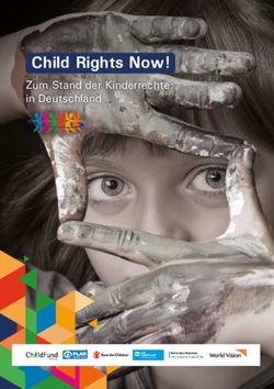 Child Rights Now! Zum Stand der Kinderrechte in Deutschland - Terre des Hommes
