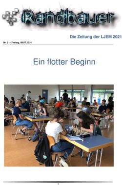 Ein flotter Beginn Die Zeitung der LJEM 2021 - Schachjugend MV