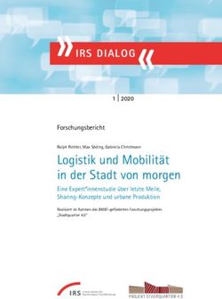 Logistik und Mobilit&auml;t in der Stadt von morgen - IRS DIALOG - Leibniz-Institut ...