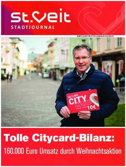 Tolle Citycard-Bilanz: 160.000 Euro Umsatz durch Weihnachtsaktion - AMTLICHE MITTEILUNGEN 01/2021 - St. Veit
