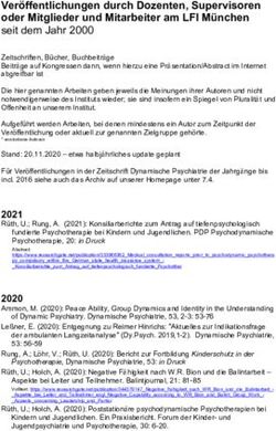 Ver&ouml;ffentlichungen durch Dozenten, Supervisoren oder Mitglieder und Mitarbeiter am LFI M&uuml;nchen