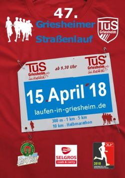 Griesheimer Stra&szlig;enlauf - 10 km - Halbmarathon - Griesheimer Stra&szlig;enlauf