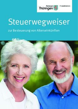 Steuerwegweiser zur Besteuerung von Alterseinkünften