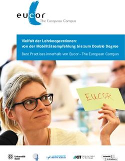 Vielfalt der Lehrkooperationen: von der Mobilitätsempfehlung bis zum Double Degree - Best Practices innerhalb von Eucor - The European Campus