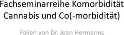 Fachseminarreihe Komorbidit&auml;t Cannabis und Co(-morbidit&auml;t) - Folien von Dr. Jean Hermanns