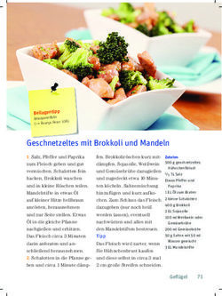 Geschnetzeltes mit Brokkoli und Mandeln