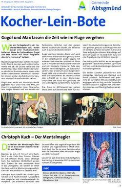 Kocher-Lein-Bote - Gemeinde ...
