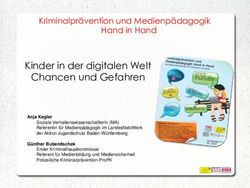 Kinder in der digitalen Welt Chancen und Gefahren