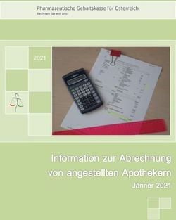 2021 Pharmazeutische Gehaltskasse