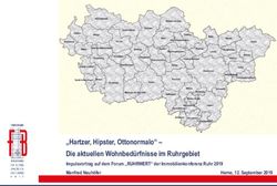 "Hartzer, Hipster, Ottonormalo" - Die aktuellen Wohnbed&uuml;rfnisse im Ruhrgebiet - Impulsvortrag auf dem Forum "RUHRWERT" der Immobilienkonferenz ...
