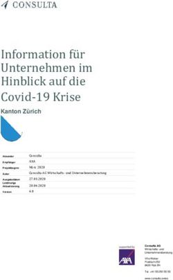Information für Unternehmen im Hinblick auf die Covid-19 Krise - Axa
