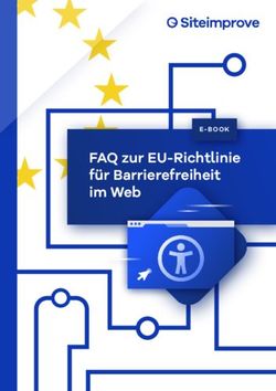 FAQ zur EU-Richtlinie für Barrierefreiheit im Web - E-BOOK - TU ...