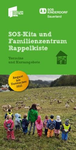 SOS-Kita und Familienzentrum Rappelkiste - Termine und Kursangebote b i