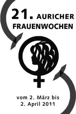 AURICHER FRAUENWOCHEN - VOM 2. M&Auml;RZ BIS 2. APRIL 2011