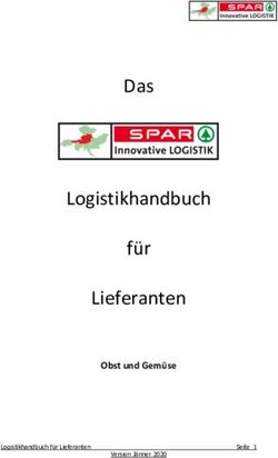 Das Logistikhandbuch für Lieferanten - Obst und Gemüse - GS1 Austria