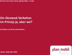 On-Demand-Verkehre: im Prinzip ja, aber wo? - Was Sie sich schon immer gefragt haben - heute: Da können wir Ihnen weiterhelfen Kassel, September ...