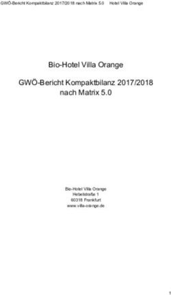 Bio-Hotel Villa Orange GW&Ouml;-Bericht Kompaktbilanz 2017/2018 nach Matrix 5.0 - GW&Ouml;-Bericht Kompaktbilanz 2017/2018 nach Matrix 5.0 Hotel Villa ...