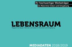 LEBENSRAUM MEDIADATEN 2018/2019 - Ihr hochwertiger Werbeträger - TYPOGLYPH Publishing