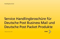 Service Handlingbrosch&uuml;re f&uuml;r Deutsche Post Business Mail und Deutsche Post Packet Produkte - Handlingbrosch&uuml;re