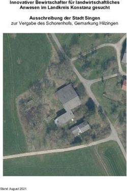 Innovativer Bewirtschafter f&uuml;r landwirtschaftliches Anwesen im Landkreis Konstanz gesucht Ausschreibung der Stadt Singen - zur Vergabe des ...