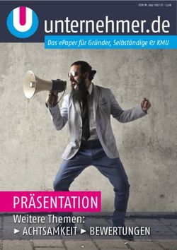 Unternehmer.de - PRÄSENTATION Weitere Themen: ACHTSAMKEIT BEWERTUNGEN