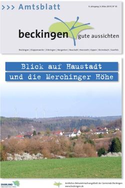Beckin9en - Gemeinde Beckingen
