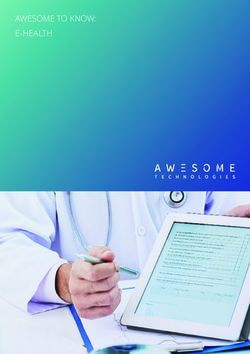 AWESOME TO KNOW: E-HEALTH