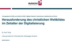 Herausforderung des christlichen Weltbildes im Zeitalter der Digitalisierung