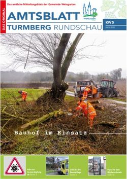 AMTSBLATT TURMBERG RUNDSCHAU - Bauhof im Einsatz - Turmbergrundschau