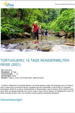 TORTUGUERO: 16 TAGE WUNDERWELTEN-REISE (2021)