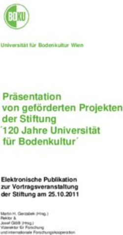 Pr&auml;sentation von gef&ouml;rderten Projekten der Stiftung 120 Jahre Universit&auml;t f&uuml;r Bodenkultur - Boku