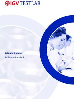 Leistungskatalog Pr&uuml;flabor & Analytik - IGV-GmbH