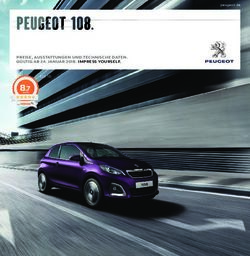 PREISE, AUSSTATTUNGEN UND TECHNISCHE DATEN. GÜLTIG AB 24. JANUAR 2018. IMPRESS YOURSELF.