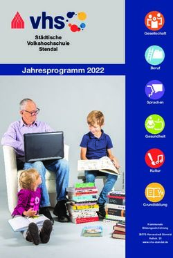 Jahresprogramm 2022 Städtische Volkshochschule Stendal - Gesellschaft Beruf Sprachen - Hansestadt Stendal