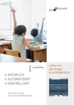 NAT&Uuml;RLICH AUTOMATISIERT KONTROLLIERT - L&uuml;ften mit dem Regler KLASSENBESTER