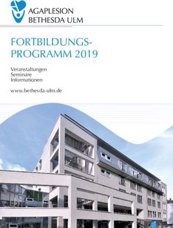 FORTBILDUNGS-PROGRAMM 2019 - Veranstaltungen Seminare Informationen www.bethesda-ulm.de - Agaplesion Bethesda Klinik Ulm