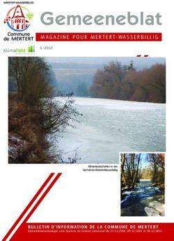 Gemeeneblat MAGAZINE POUR MERTERT-WASSERBILLIG