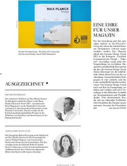 Eine ehre für unser mAGAzin - Max-Planck ...