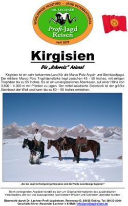 Kirgisien Die "Schweiz" Asiens! - Profijagdreisen Dr. Lechner