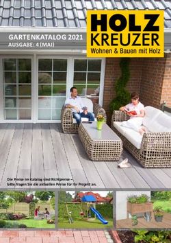 GARTENKATALOG 2021 AUSGABE: 4 (MAI) - Die Preise im Katalog sind Richtpreise - bitte fragen Sie die aktuellen Preise f&uuml;r Ihr Projekt an - Holz ...