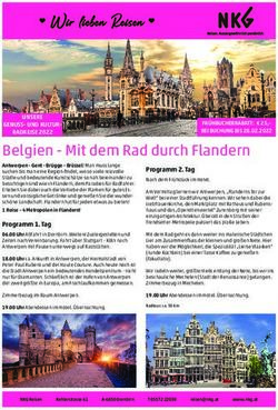 Belgien - Mit dem Rad durch Flandern - UNSERE GENUSS- UND KULTUR-RADREISE 2022 - NKG Reisen