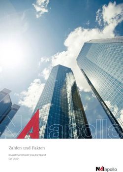 Zahlen und Fakten Investmentmarkt Deutschland - Q1 2021 - NAI Apollo Group