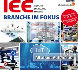 BRANCHE IM FOKUS - All about Automation 2020/2021 - all-Electronics.de