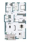 Hochwertige Vier-Zimmer-Wohnung mit Loggia - Westend