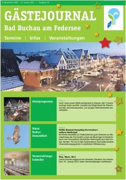 G&Auml;STEJOURNAL Bad Buchau am Federsee | Veranstaltungen