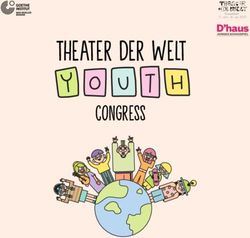 THEATER DER WELT CONGRESS - Goethe-Institut